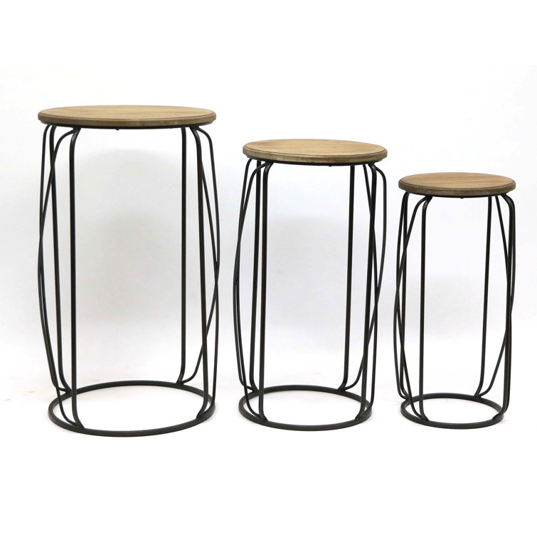 Jeco Inc. Drum Nesting Tables Wayfair